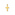 Pendant 750/18 K Yellow Gold, Cross - AKR1004