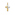 Pendant 750/18 K Yellow Gold with Diamond, Cross - AKR1024