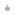 Pendentif or gris 750/18 ct 15x13mm, Ange gardien - 20574G