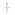 Pendant 750/18 K White Gold, Cross - AKR2006