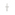 Pendant 750/18 K White Gold 15x24mm, Cross - 7411.1G