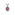 Pendentif or gris 750/18 ct avec rubis et diamants - AFA2008