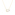 Necklace 750/18 K Yellow Gold Heart with Cubic Zirconia - 167531