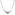 Collier 750/18 K Weissgold mit Diamanten 0.01 ct H/si & Smaragde - PNE1814/4-WG