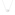 Collier 750/18 K Weissgold mit Diamanten 0.03ct - RZ523GB4
