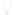 Collier 925 Silber rhodiniert mit Zirkonia 43cm, Traumfänger - 332319.1