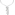 Collier 925 Silber rhodiniert mit Zirkonia pavé 43cm - ASCM77Z40