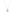 Collier mit Anhänger 375/9 K Weissgold mit Blautopas & Zirkonia - 59FV97GTZ