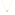 Collier mit Anhänger 750/18 K Gelbgold mit GIA-Diamant 0.70 ct H/si, Zargenfassung - CGAN003-070-GG
