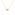 Collier avec pendentif or jaune 750/18 ct avec diamant GIA 1.00 ct H/si, Serti clos - CGAN003-0100-GG