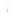 Collier avec pendentif or jaune 750/18 ct avec diamants 0.23 ct H/si - AN-100693-GG