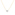 Collier avec pendentif or jaune 750/18 ct avec zircone - PP05059-1-GG