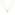 Collier mit Anhänger 750/18 K Roségold mit GIA-Diamant 0.50 ct H/si, Zargenfassung - CGAN003-050-RG