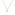 Necklace with Pendant 750/18 K Rose Gold with GIA Diamond 0.70 ct H/si, 4 Prongs - CGAN001-070-RG
