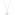 Collier mit Anhänger 925 Silber rhodiniert 42cm, heraldische Lilie - 332255