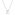 Collier mit Anhänger 925 Silber rhodiniert 42cm, Herz - AACR8540