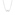Necklace with Pendant 925 Silver rhodium-plated 42cm, Infinity - 332079