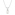 Collier Argent 925 rhodié avec perle artificielle - 332224