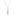 Collier mit Anhänger 925 Silber rhodiniert mit Kunstperle 8mm und Zirkonia - 332310.1