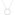 Necklace with Pendant 925 Silver rhodium-plated with Cubic Zirconia 43cm - 302697.1