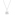Necklace with Pendant 925 Silver rhodium-plated with Cubic Zirconia 43cm, Flower - 332213.1