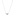 Collier mit Anhänger 925 Silber rhodiniert mit Zirkonia 43cm, Stern - 301113C.1
