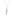 Collier Argent 925 rhodié avec zircones pavé 43cm - ASCN03Z40