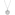 Collier mit Anhänger 925 Silber rhodiniert mit Zirkonia pavé 43cm - S10.55120