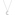 Necklace with Pendant 925 Silver rhodium-plated with Cubic Zirconia 43cm, Crescent Moon - 332290.1