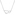 Collier mit Anhänger 925 Silber rhodiniert mit Zirkonia rund 43cm, Herzen - ASCY82Z40