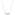 Necklace with Pendant 925 Silver rhodium-plated with round Cubic Zirconia 43cm, Trilogy - S10.55128