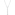 Necklace with Pendant 925 Silver rhodium-plated with Cubic Zirconia 43cm - S10.55122