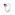 Ring 750/18 K White Gold, Diamonds 0.11 ct H/si and Ruby 0.56 ct - RI-095373-RUB-WG