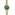 Fossil Carlie Mini Goldig / Multicolor - ES5416