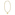 Fossil Necklace Harlow Linear Texture Heart Gold - JF04656710