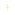 Pendentif croix or jaune 375/9 ct 12 x 30mm - 660025