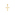 Cross Pendant 750/18 K Yellow Gold 31 x 21mm - A15GG