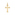 Pendentif croix or jaune 750/18 ct avec diamants 0.23 ct H/si - A09GG