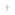 Cross Pendant 750/18 K Yellow Gold with Diamonds 0.41 ct H/si - AN-44547-GG