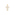 Pendentif croix or jaune 750/18 ct avec diamants 1.01 ct H/si - AN-24369-GG