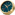 Mondaine Tischuhr mit Alarm Goldig / Blau Ø 12.5cm - A997.MCAL.46SBG.1