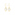Drop Earrings 375/9 K Yellow and White Gold - 9K3765G