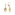 Drop Earrings 750/18 K Yellow Gold with Cubic Zirconia - PE4078/1