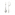 Drop Earrings 750/18 K White Gold with Cubic Zirconia - PE4036/1