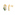 Stud Earrings 750/18 K Yellow Gold with Diamonds 0.01 ct H/si & Emeralds - PE03791-4-GG
