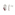 Clous d'oreilles or gris 750/18 ct avec diamants 0.01 ct H/si et rubis - PE03791-3-WG