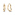 Pandora Gold Moments Asymmetrisches Herz Ohrringe - 268307C00