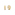 Pandora Gold Timeless Gelbe Huggie-Ohrringe - 263849C01