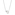Pandora Moments Weisse blühende Rose Collier-Halskette 925 Silber - 393206C01-45