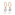 Paul Hewitt Hoop Earrings Treasure Pearl Rose - PH003981
